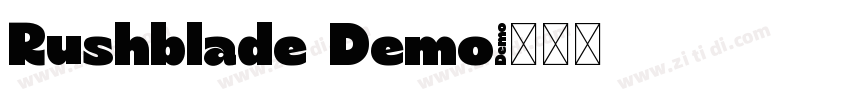 Rushblade Demo字体转换